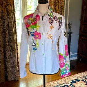 COPY - NWOT Fun decorated shirt